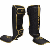 RDX Shin Guards F6, Black-Gold