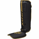 RDX Shin Guards F6, Black-Gold
