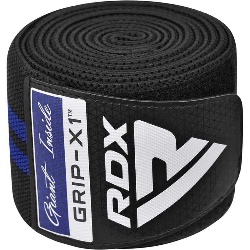 RDX Knee Support, Black-Blue
