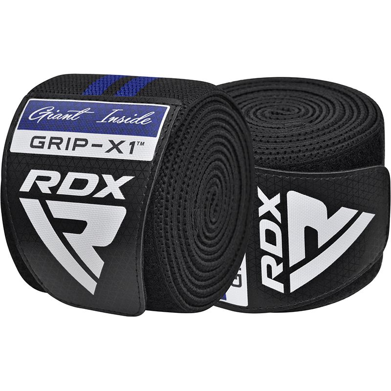 RDX Knee Support, Black-Blue