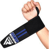 RDX Wrist Wrap, Black-Blue
