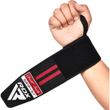 RDX Wrist Wrap, Black-Red