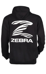Zebra Men's Performance Hoodie, Black