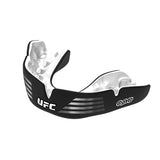 Opro Mouthguard Instant Custom Fit UFC, Black Silver White