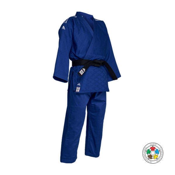 Adidas JU Kimono Champion III IJF Slim Fit 750g, Blue