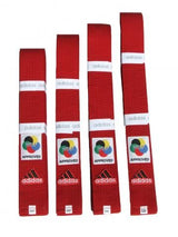 Adidas Karate Belt ELITE WKF, Red
