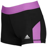 Adidas Women's Compression Shorts TF, Black-Purple