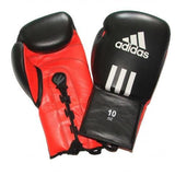 Adidas Combat Boxing Gloves, Black-Red
