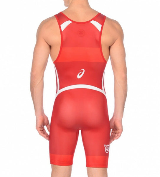 Asics Wrestling Singlet, Red