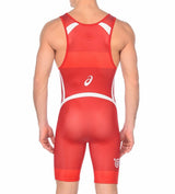 Asics Wrestling Singlet, Red