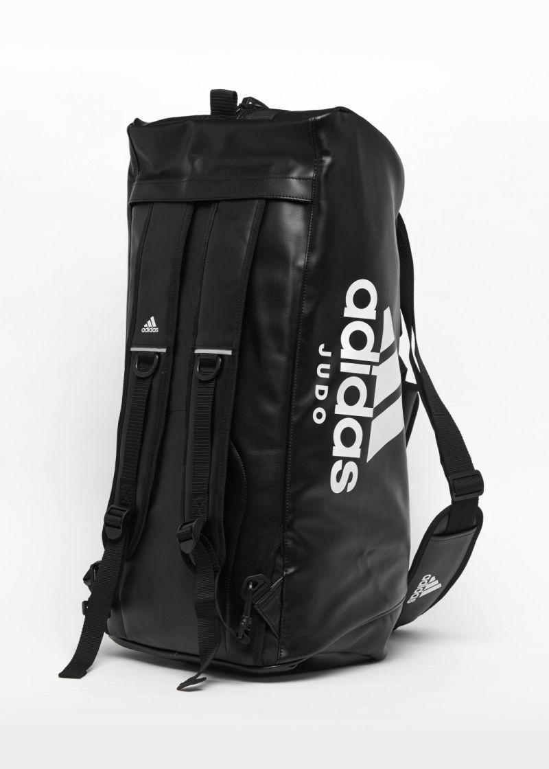 Adidas Faux Leather Judo Bag, Black
