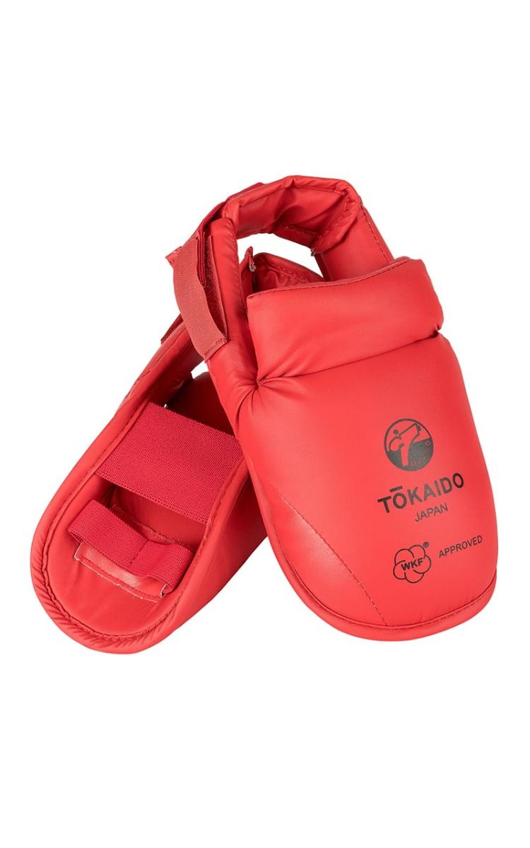 Tokaido WKF Instep Protectors, Red