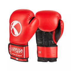 Katsudo γάντια πυγμαχίας Punch II, κόκκινο