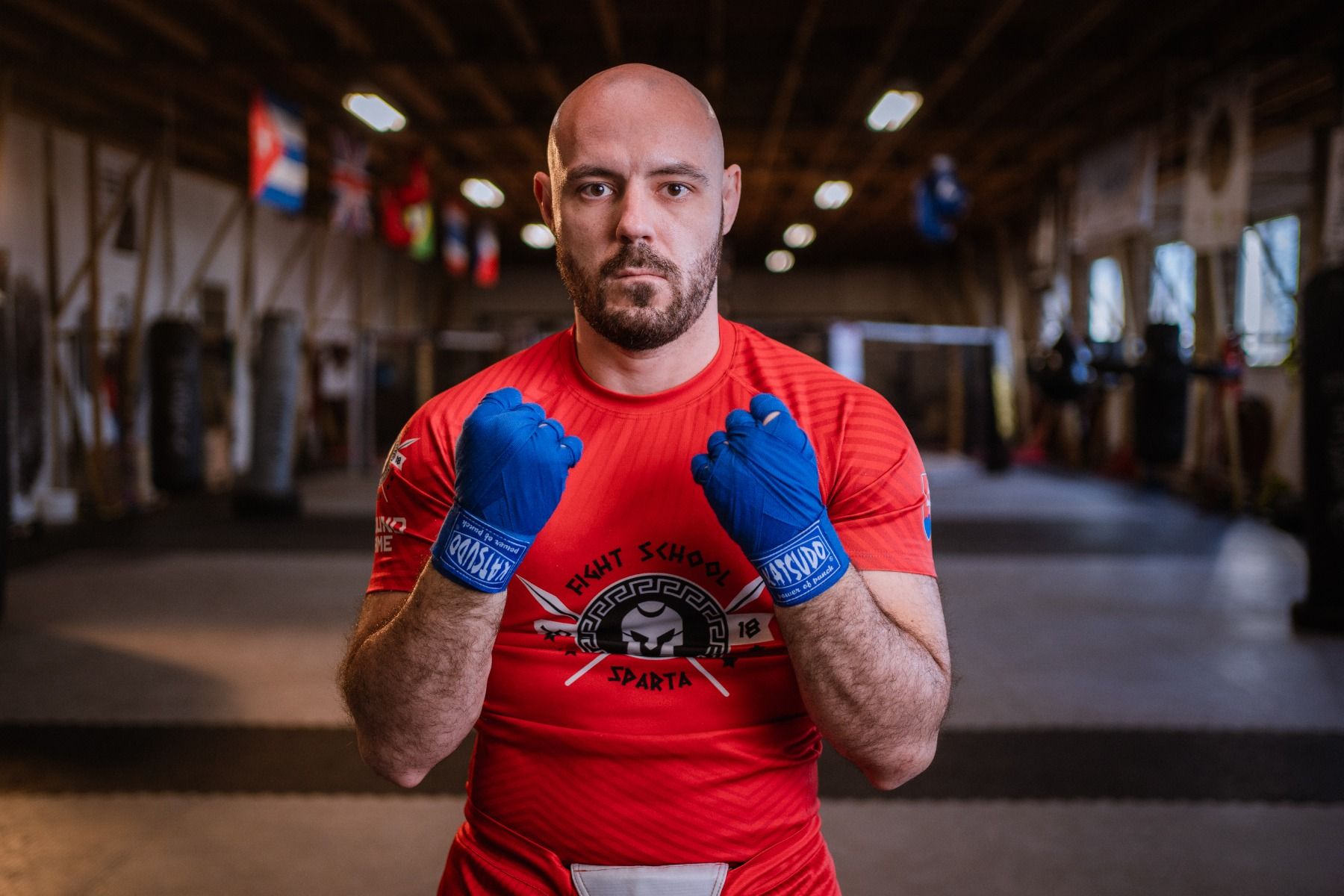 Katsudo Elastic Boxing Wrap Path, Yellow