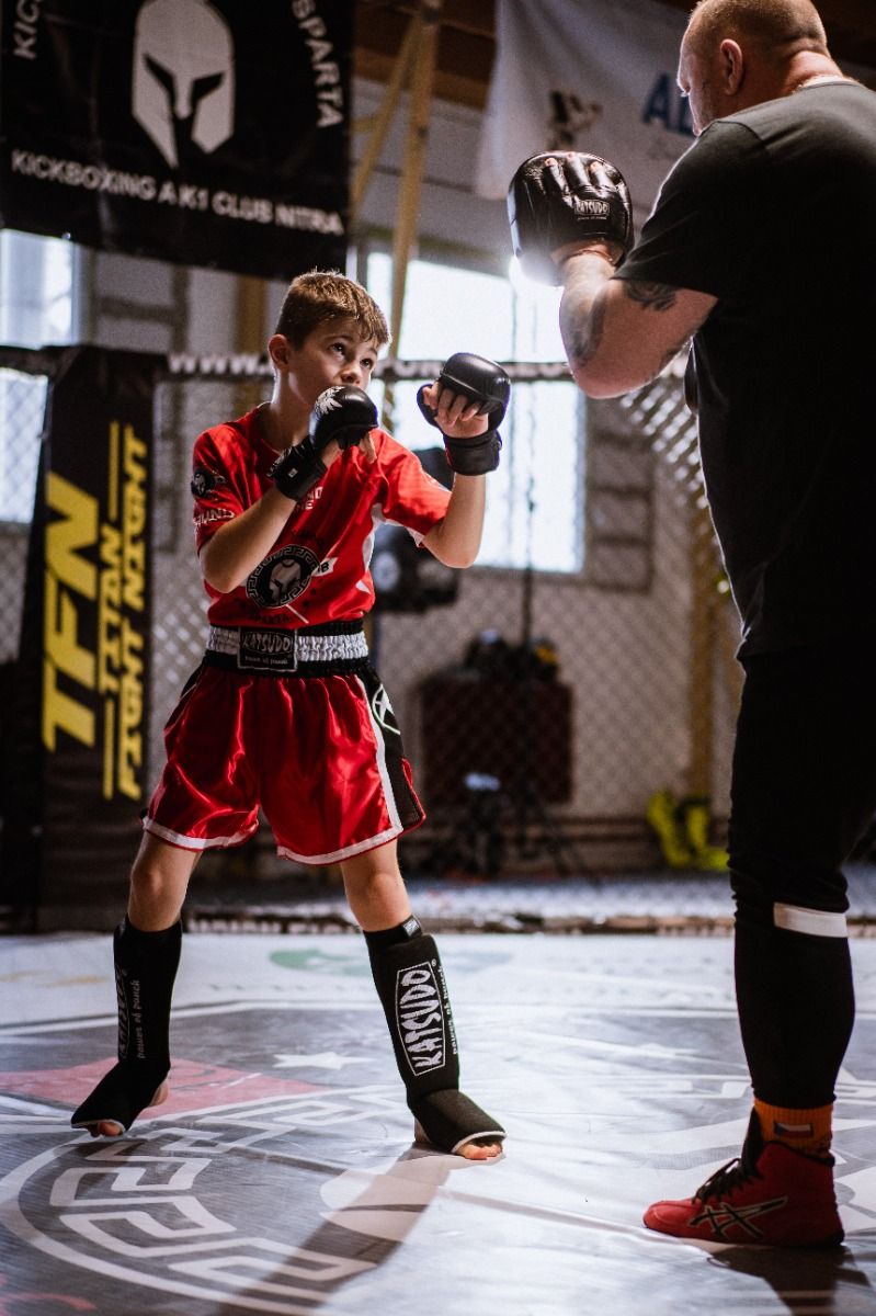 Katsudo Leather Boxing Pads Apple, Black