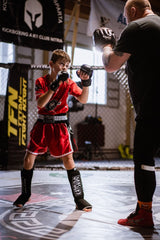 Katsudo Leather Boxing Pads Apple, Black