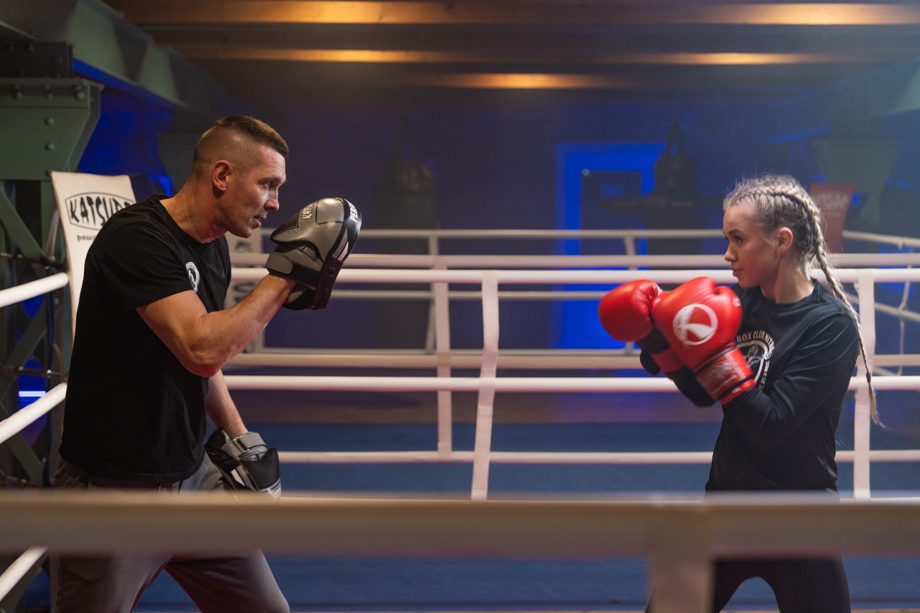 Katsudo Leather Boxing Pads Perfect, Black