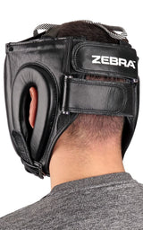Zebra Box Helmet with Face Guard