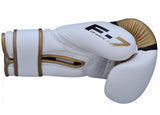 RDX F7 Boxing Gloves, White-Gold