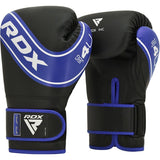 RDX Kids Boxing Gloves, Blue-Black