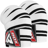 RDX Knee Wraps PLUS, White-Black