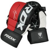 RDX MMA Sparring Gloves T6, Red-Black