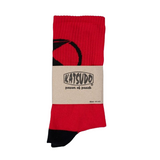 Katsudo Original Sports Socks, Red