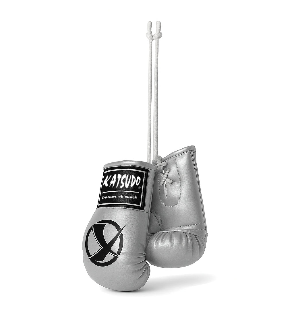 Katsudo Miniature Boxing Gloves Miniglo 2.0, silver