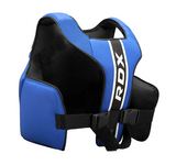 RDX Aura Plus T17 Chest Protector, Blue-Black