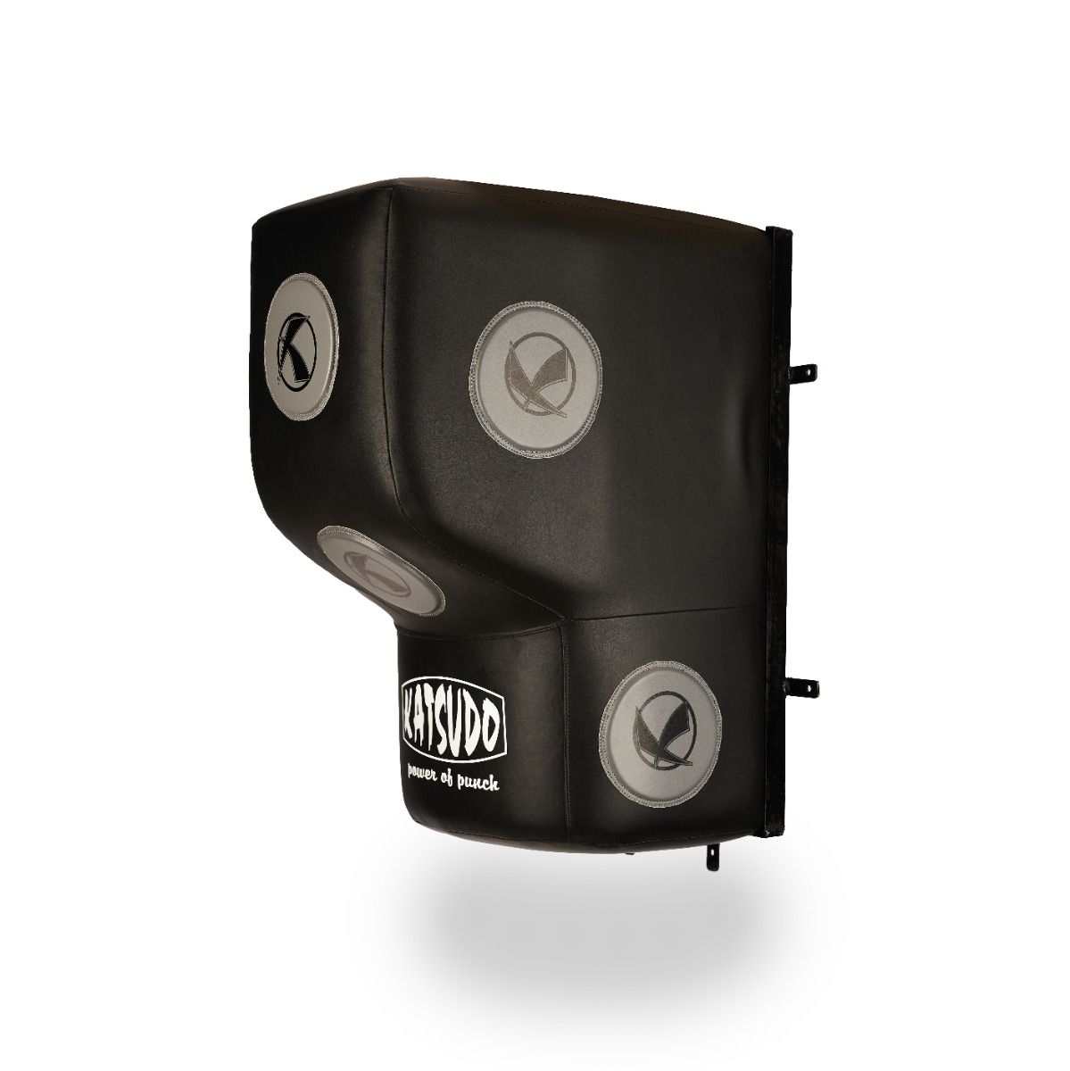 Katsudo Wall-Mounted Leather Punching Pad Pacton, Black