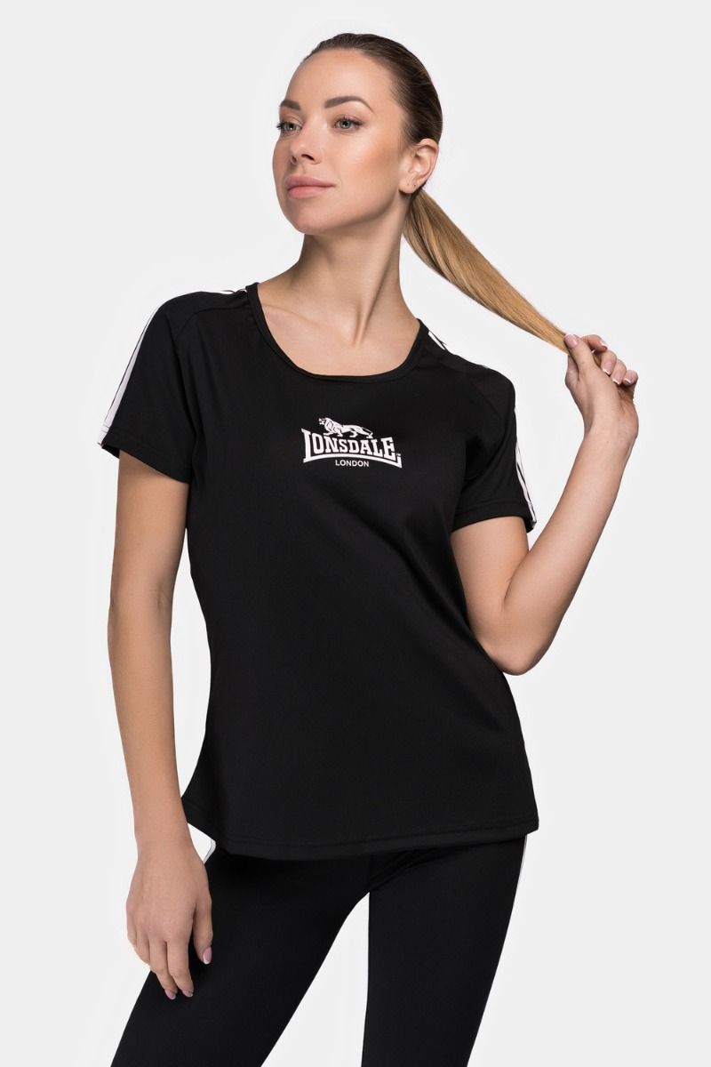 Lonsdale Women's Functional T-Shirt Halyard, Black
