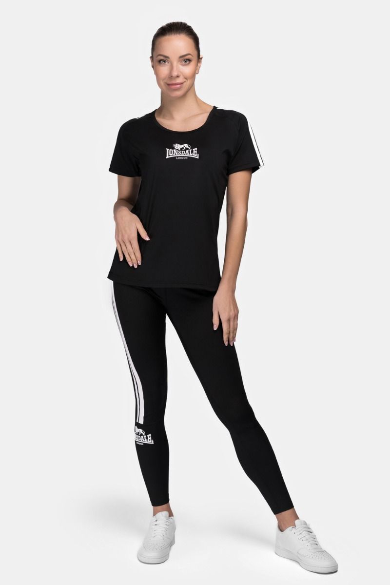 Lonsdale Women's Functional T-Shirt Halyard, Black