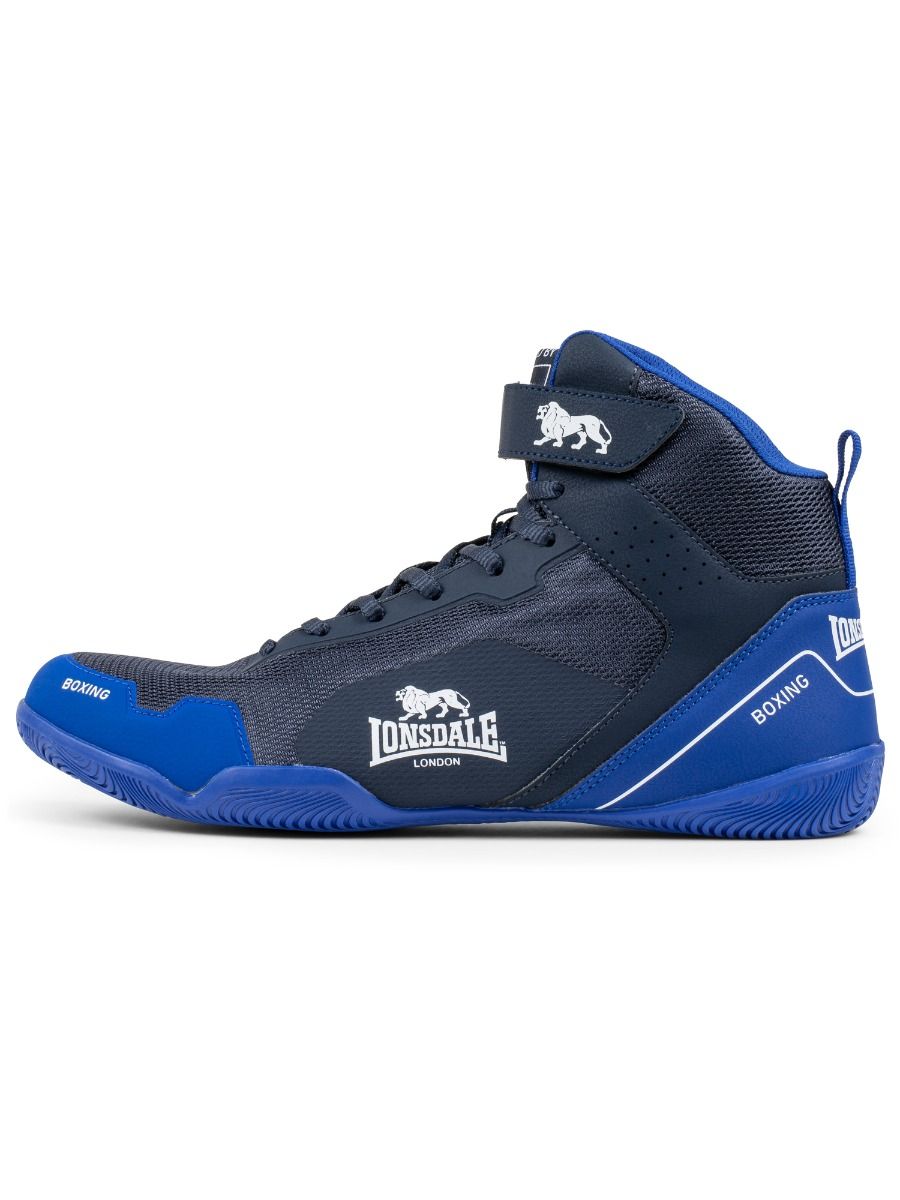 Lonsdale box topánky Rufford, čierno modré