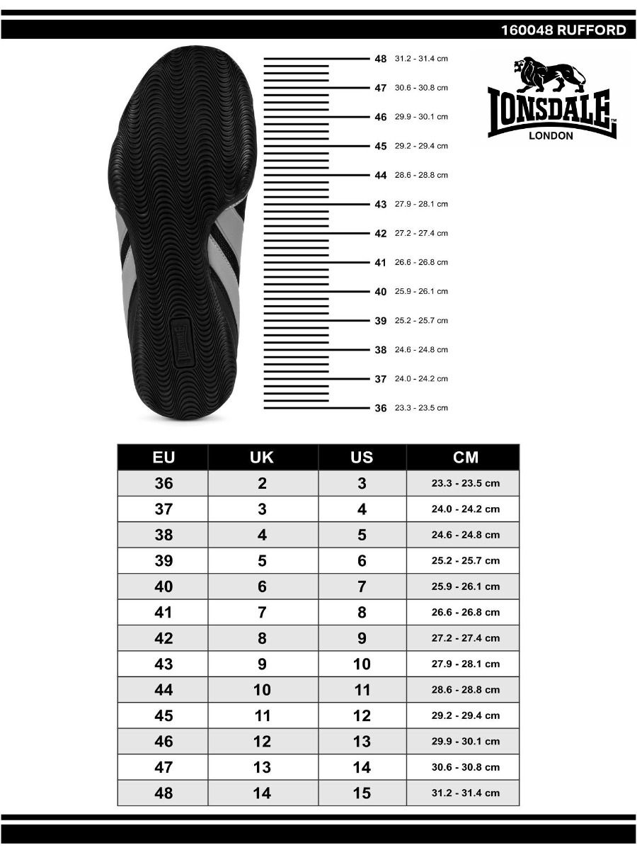 Lonsdale box topánky Rufford, čierno modré