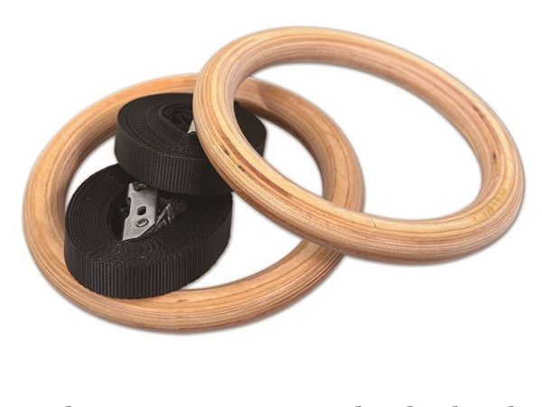 Katsudo Wooden Gymnastic Rings Woody