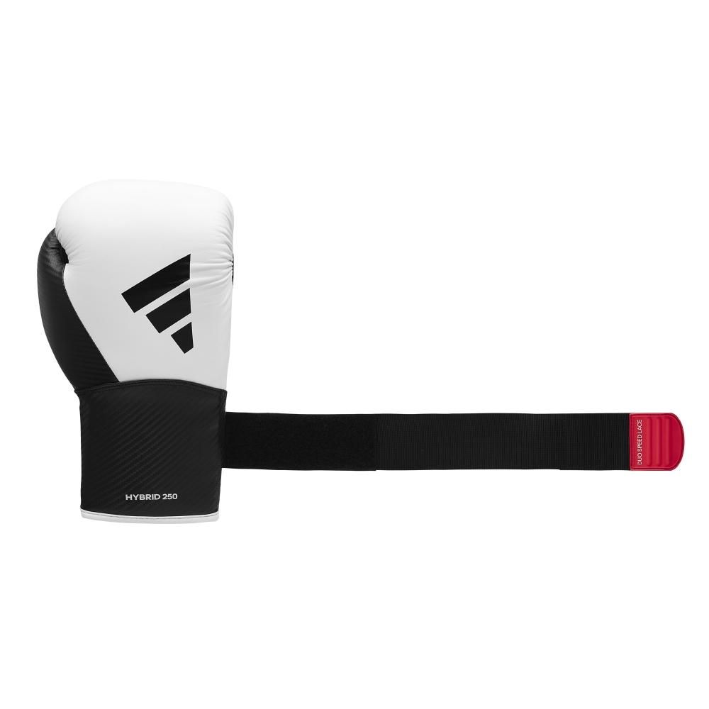 Adidas boksarske rokavice Hybrid 250, belo-črne