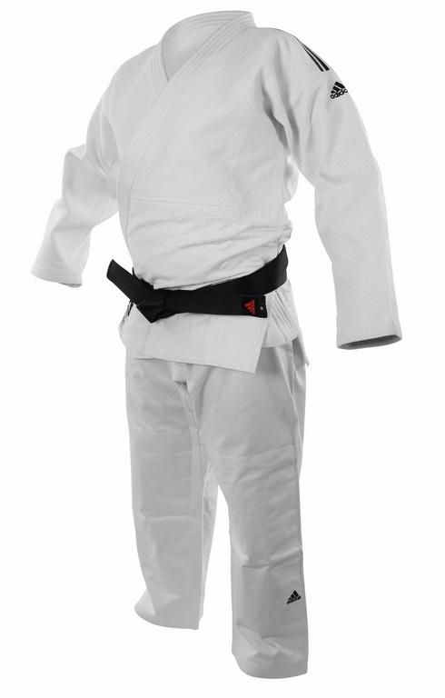 Adidas JU Kimono Champion II IJF Slim Fit 690g, White