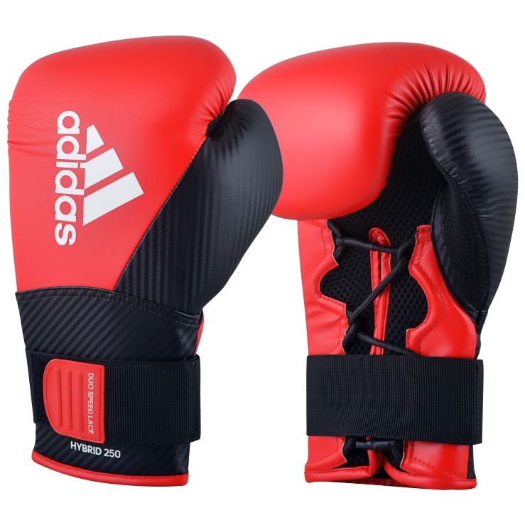 Adidas Boxing Gloves Hybrid 250, Red-Black