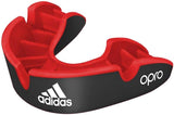 Adidas Junior προστατευτικό δοντιών 4ης γενιάς Opro Silver, λευκό-μαύρο