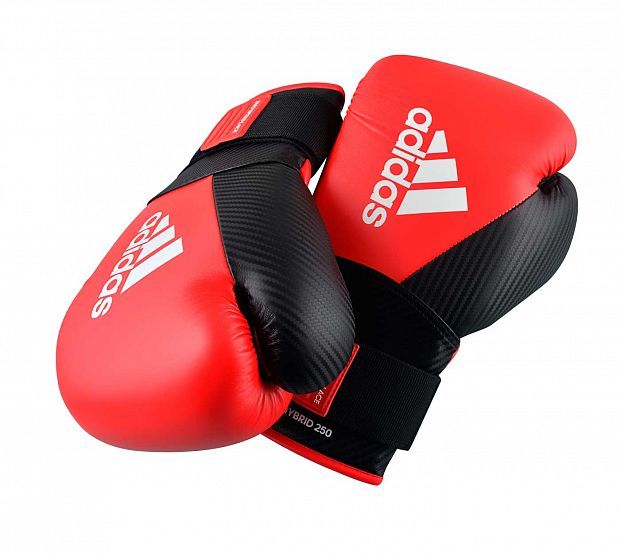 Adidas Boxing Gloves Hybrid 250, Red-Black