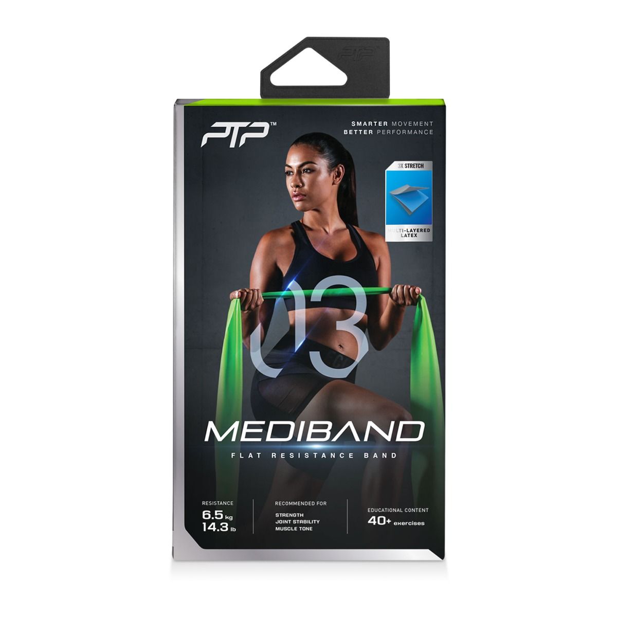 PTP Resistance Band Mediband Medium, Green