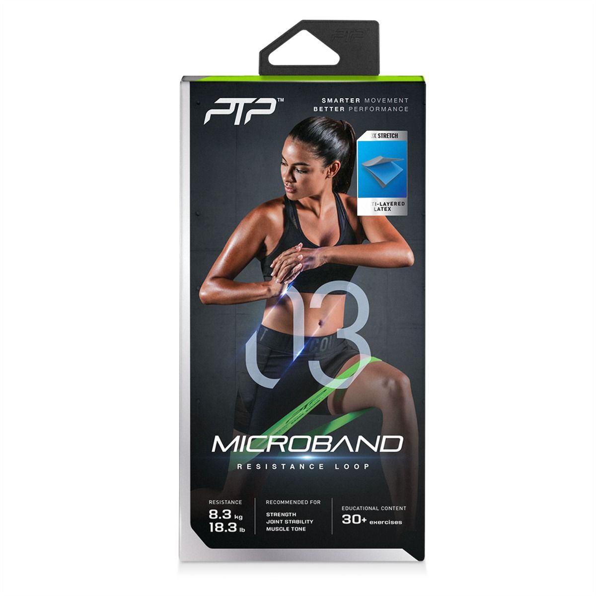 PTP Resistance Band Microband Medium, Green