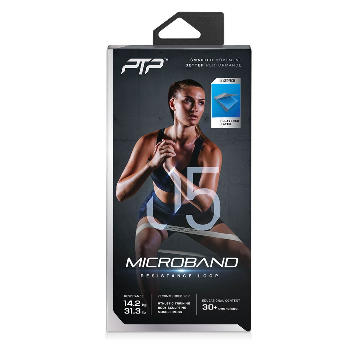 PTP Resistance Band Microband Ultimate, Gray