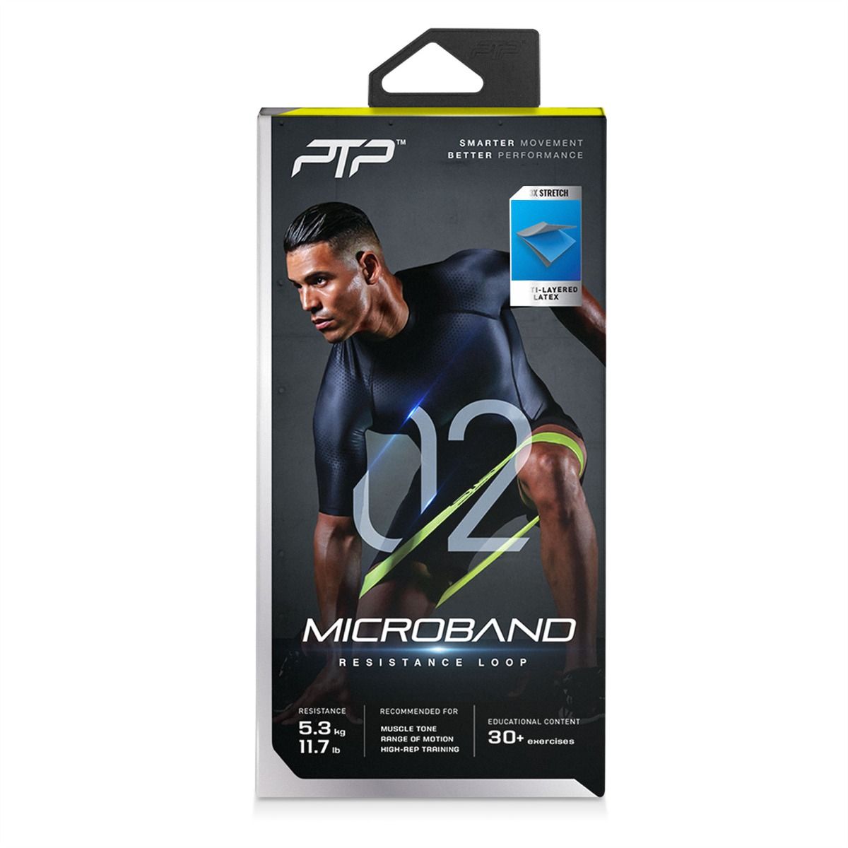 PTP Resistance Band Microband Light, Lime