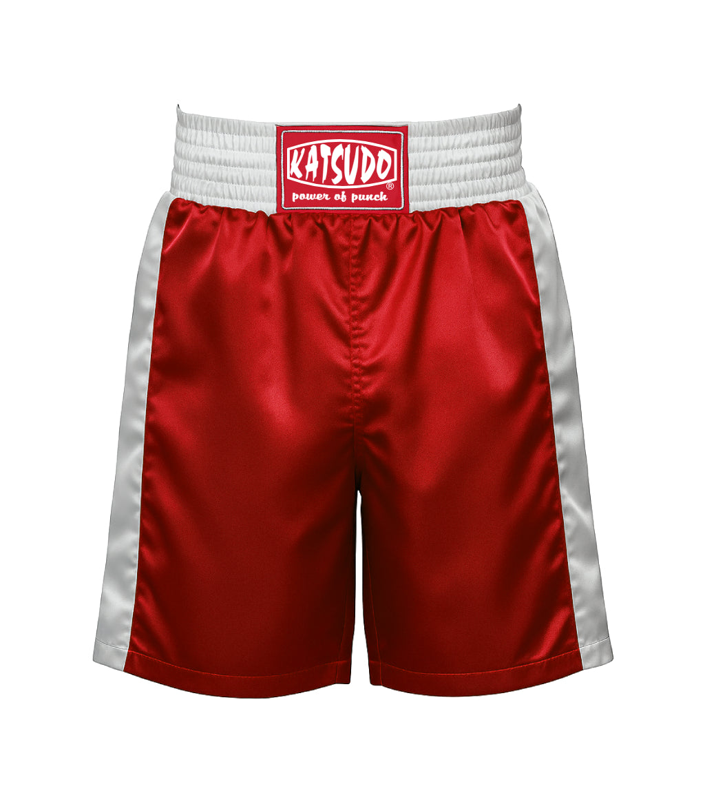 Katsudo boxing trunks Ob, red