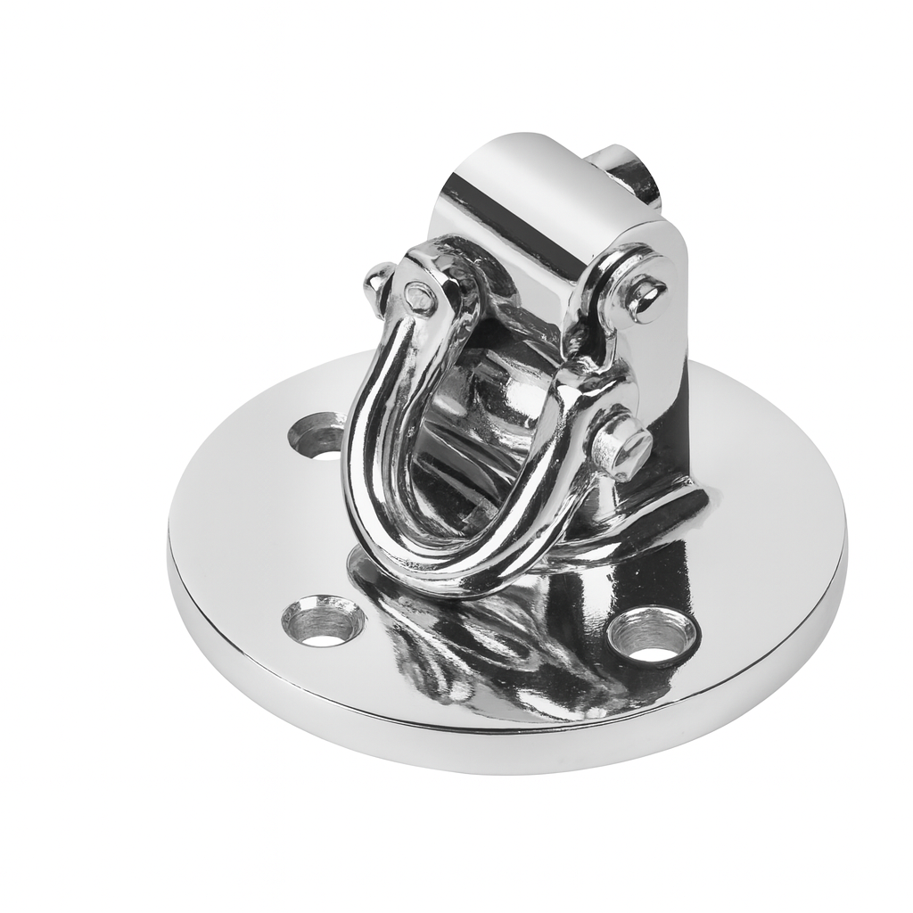Katsudo low swivel hinge with bearing and round base Swivel