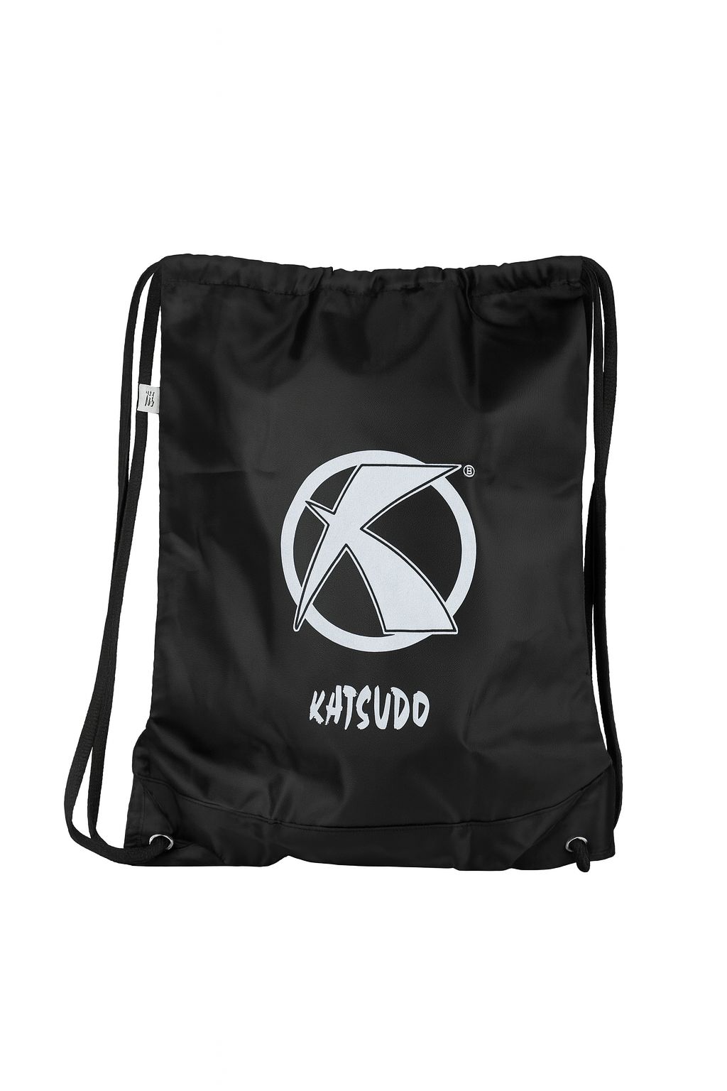 Katsudo Drawstring Gym Bag, Black