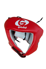 Go'n Get Leather Training Helmet, Red