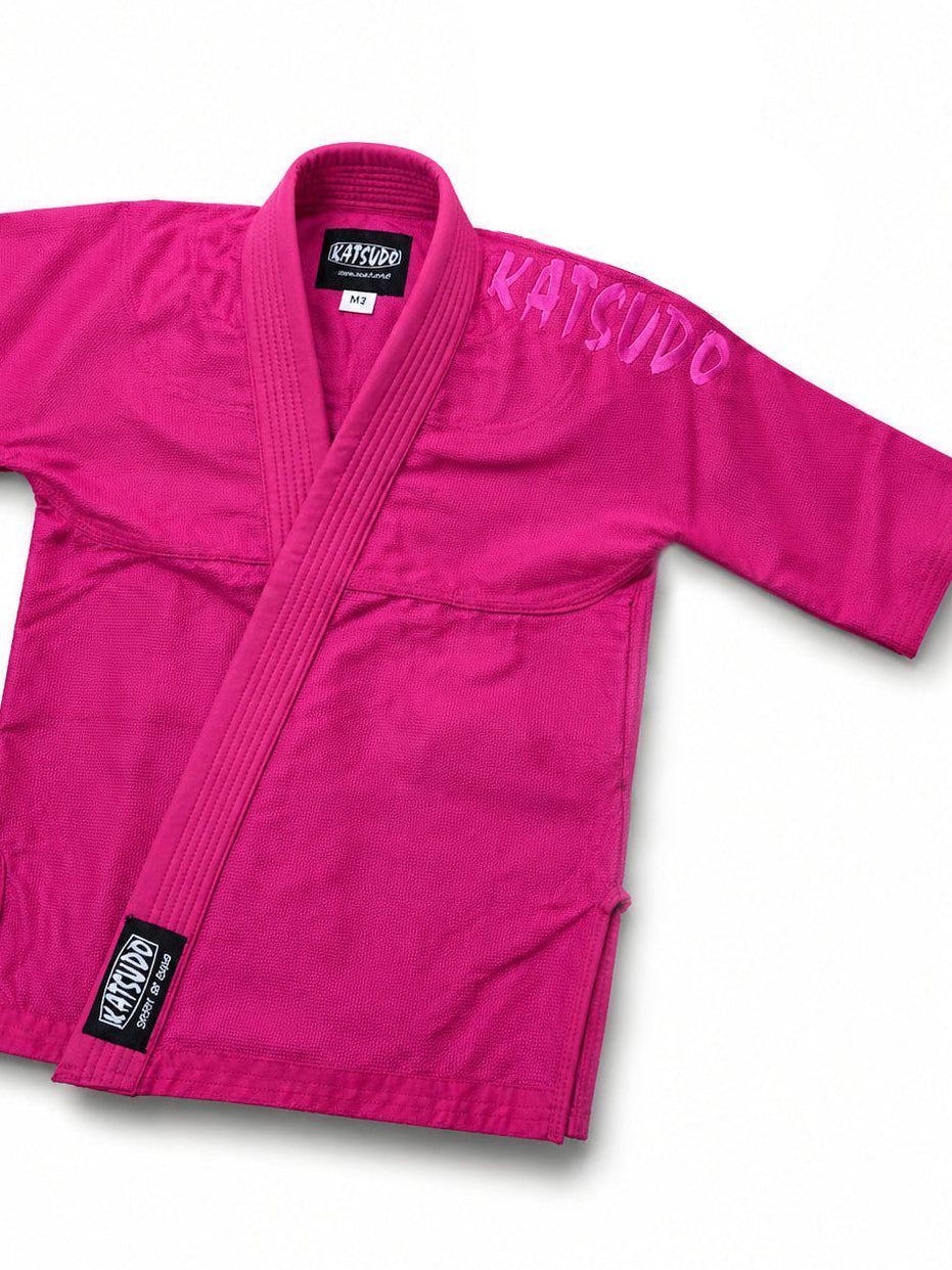 Katsudo Kio detské Jiu Jitsu kimono, ružové