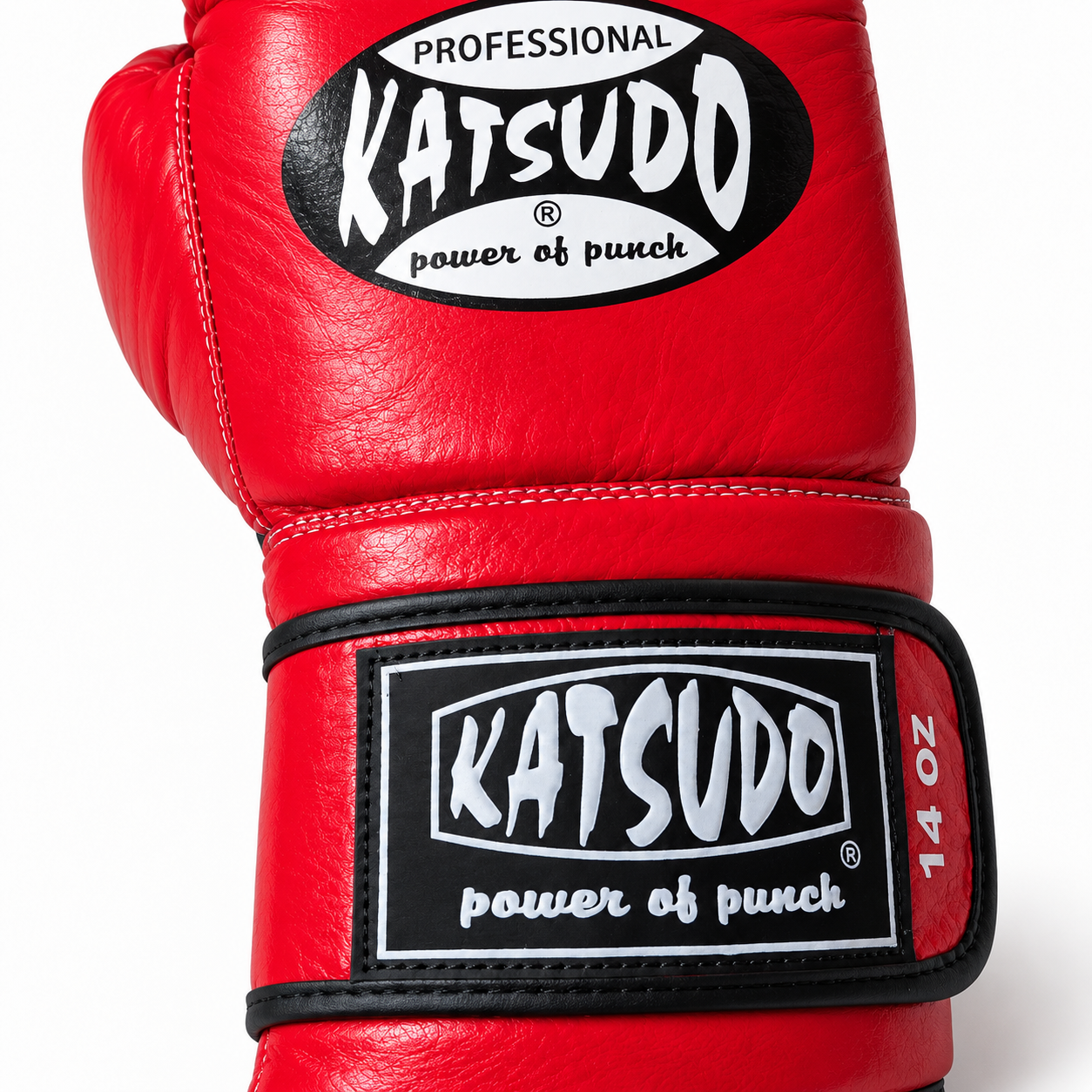 Katsudo Boxing Gloves Profesional, Red